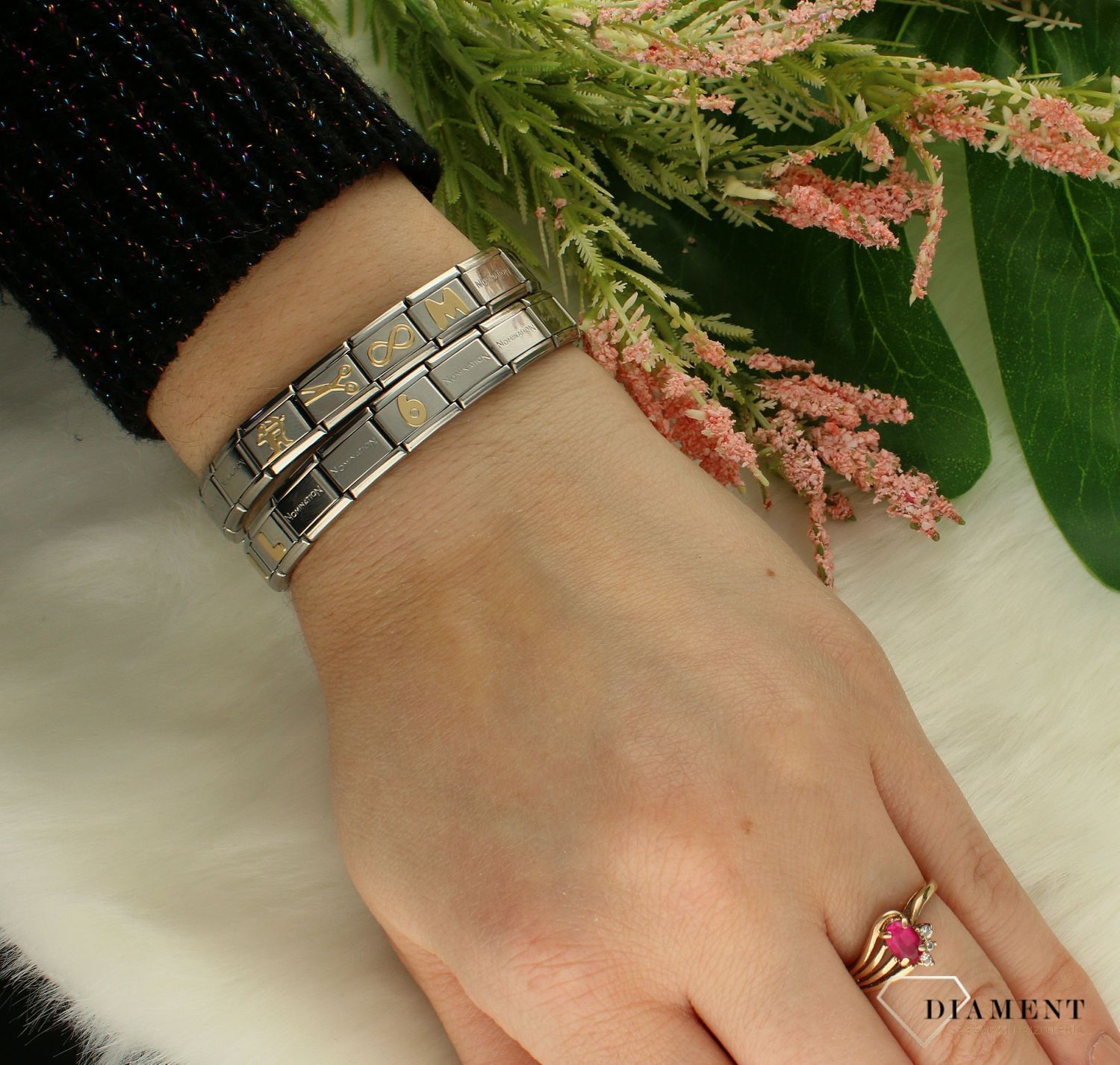 Charms Nomination Composable Gold litera M 030101 13 biżuteria nomination nomination zawieszki nomination baza.jpg